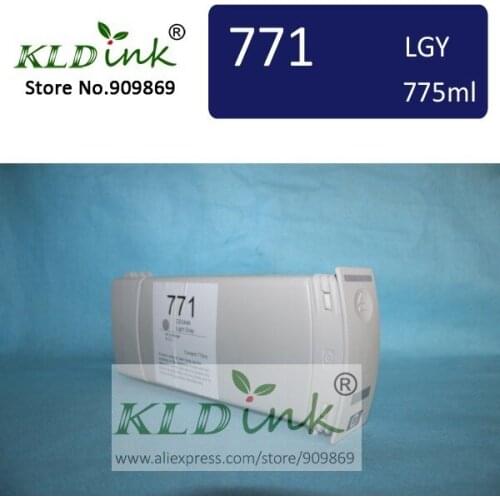 [KLD Ink] Compatible 771 CE044A LIGHT GRAY Pigment ink cartridge for Designjet Z6200