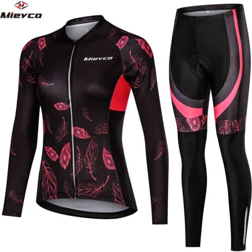 Women Cycling Jersey Mtb Bicycle Clothes Female Ciclismo Long Sleeves Road Bike Clothing Riding Shirt Team Jersey Custom Design