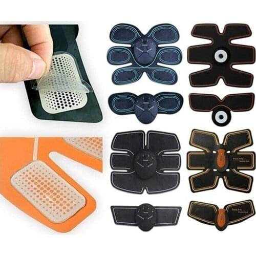 4/8Pcs Fitness Exerciser Hydrogel Gel Pad for Muscle Massager Muscle Trainer Gel Sticker Muscle Simulator Gel Pad