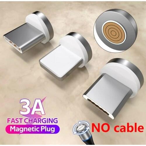 Type C Micro usb Mobile Phone Cable Charging 12th Magnetic Plug for iphone xiaomi redmi Mobile Phone Charger Plug