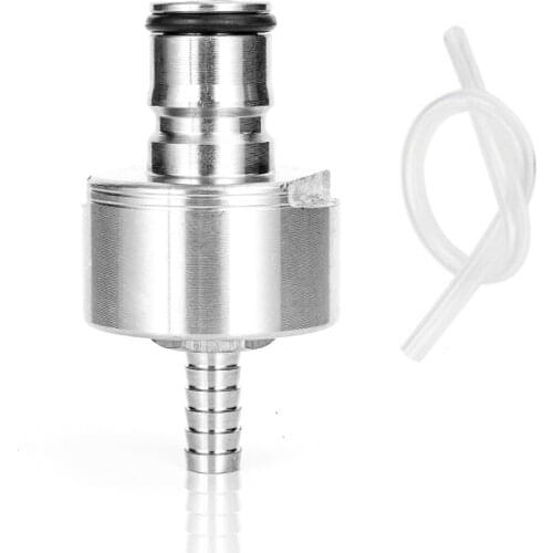 Brewing Beer Carbonation Cap W/ 5/16" Barb Ball Lock Type with 30cm silicone tube For homebrew Beer Fast Soda Water Soft Drink