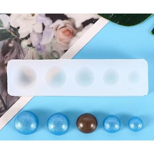 Fashion Universe Planet Silicone Mold 5 Size Round Ball Long Set Epoxy Resin Mold For Pendant Necklace Charm Accessories