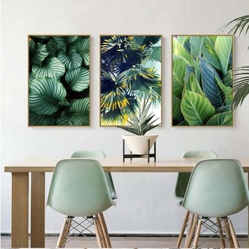Wall Art Poster Print Canvas Home Decoration Painting Picture oil Unframed Drawings Photography plant green leaves