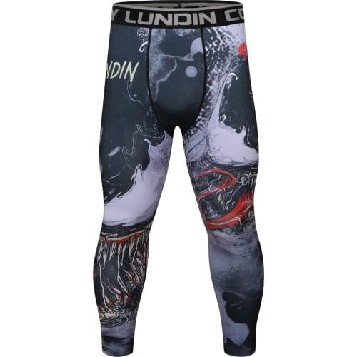 2020 New Gym clothing men leggings Mens Compression Workout Tights Sweat Jogging Sport leggings