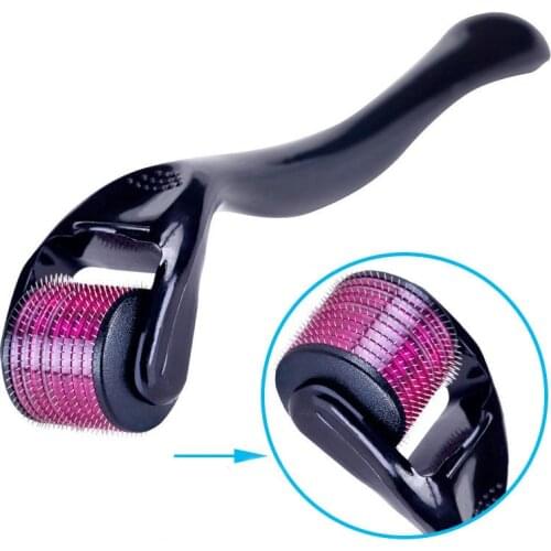Micro Needle Roller Derma Roller Dermaroller Titanium Hair Regrowth Beard Growth Anti Hair Loss Treatment Thinning Hair Receding