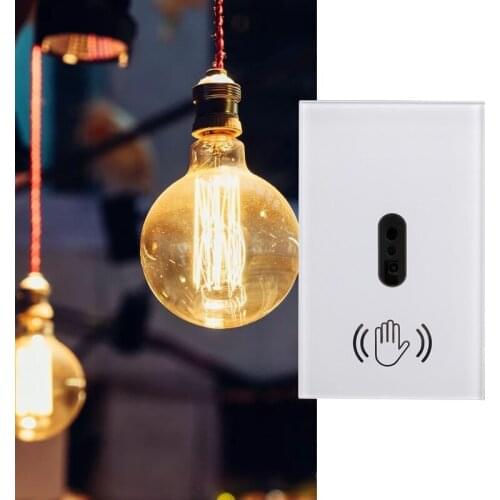 US/UK/EU Infrared Human Body Sensor Wall Light Switch Smart Induction Switch 23GB