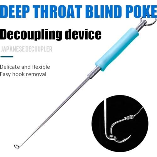 Stainless Steel Extractor Fishing Hook Detacher Remover Decoupling Device Safety Extractor Fishing Tools Portable Fishing Tackle