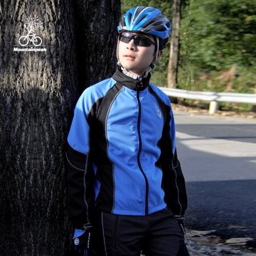 Mountainpeak Cycling Clothes Autumn and Winter Riding Suit Jacket with Long Sleeves Cycling Jersey and Pants Ropa Ciclismo