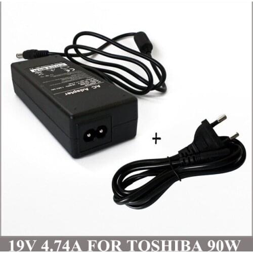 19V 4.74A 90W Notebook AC Adapter Charger For Ordenadores Portatiles Toshiba PA3716E-1AC3 Satellite A110 A130 A135