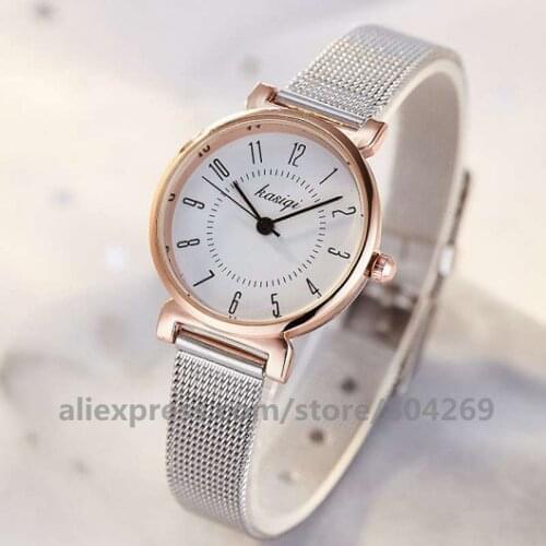 Wholesale Womens Bracelet Watches Luxury Gold Dress Watch Women Fashion Rhinestone Casual Thin Quartz Wristwath 6262