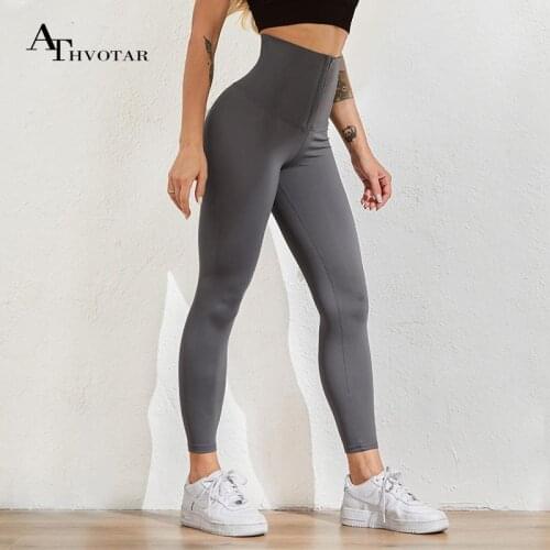 ATHVOTAR Women Legging Fitness Womens Legging Pants Yoga Sports Black Pants Women High Waist Push Up Leggings Gym Clothing