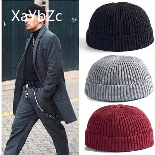 Winter Warm Beanies Casual Short Thread Hip Hop Hat Adult Men Beanie Female Wool Knitted Beanie SkullCap Elastic Hats Unisex