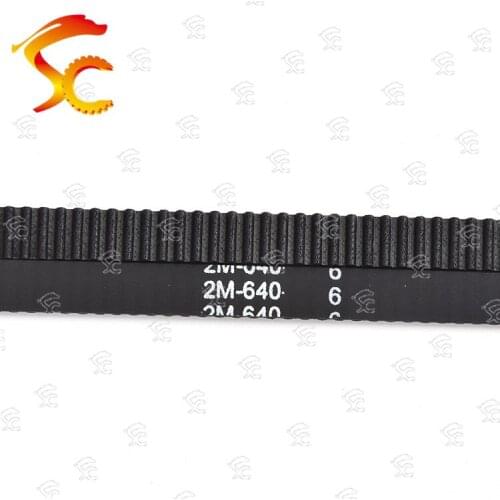 10PCS GT2-640mm closed-loop rubber belt 2GT-640-6/10mm timing belt Teeth 320 Length 640mm rubber timing belt 2gt