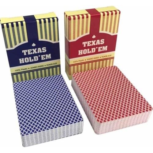 2Pcs/set Waterproof Classic Poker Cards Set Texas Plastic Playing Cards Waterproof Frost Board Entertainment Games Card