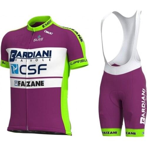 2020 BARDIANI CSF FAIZANE TEAM Mens Cycling Jersey Short Sleeve Bicycle Clothing With Bib Shorts Ropa Ciclismo 20D GEL PAD