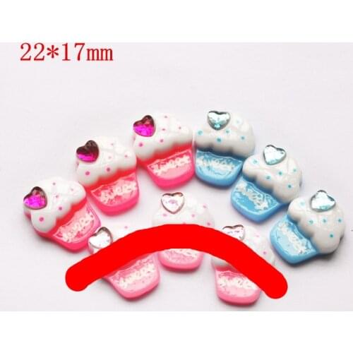 30pcs DIY Miniature Artificial Fake Food Cake Resin Cabochon Scrapbooking for diy decoration