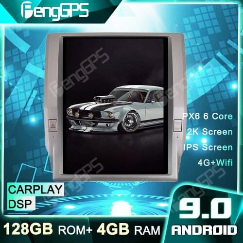 4+128G Car CD DVD Player GPS Navigation For Toyota Tundra 2014-2018 Tesla Style Android Radio Car Stereo Multimedia Headunit