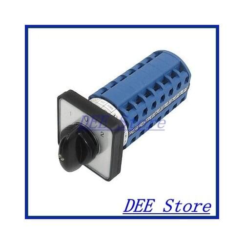 AC 660V 20A 28 Terminals 3 Positions Rotary Selector Cam Changeover Switch