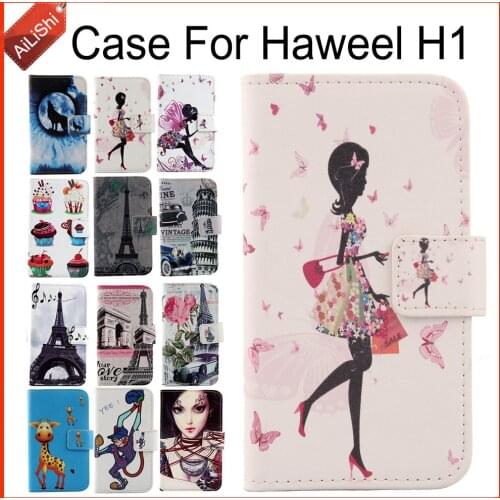 AiLiShi Factory Direct! Case For Haweel H1 PU Flip Leather Case Exclusive 100% Special Phone Cover Skin+Tracking In Stock