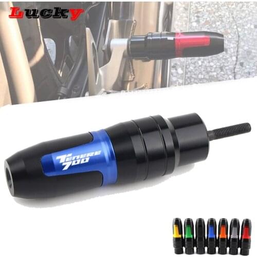 For Yamaha Motorcycle TENERE 700 TENERE700 2019-2020 Accessories CNC Falling Crash Pads Protection Exhaust Sliders Protector