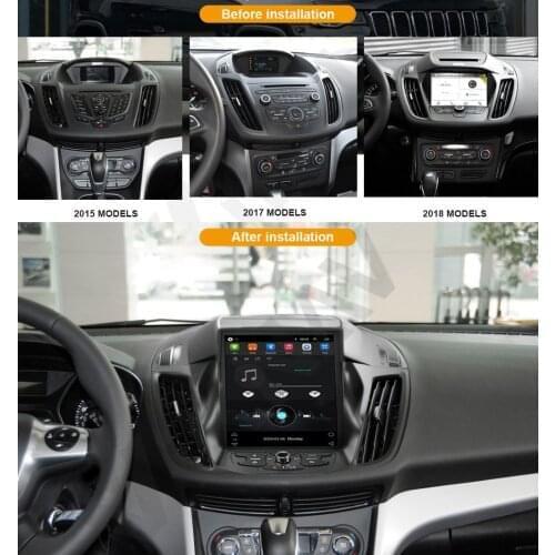Car radio for Ford kuga 2013 2014 2015 2016-2018 android screen auto stereo receiver multimedia player GPS navigation 10.4 inch
