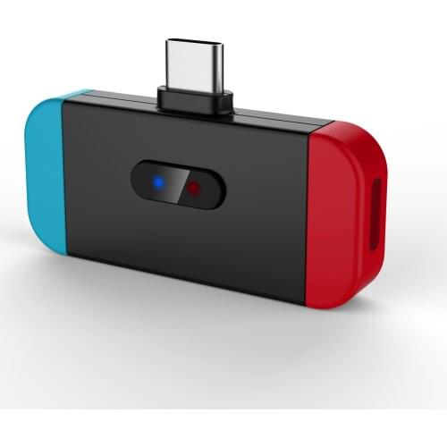 Bluetooth 5.0 aptX Low Latency USB Type C Audio Transmitter Double Link Wireless Adapter for Nintendo Switch Gaming Headphone