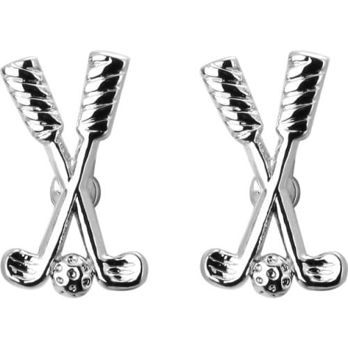 C-MAN shirt cufflinks for mens Brand cuff buttons Silvery golf cuff link gemelos High Quality abotoaduras Designer Jewelry