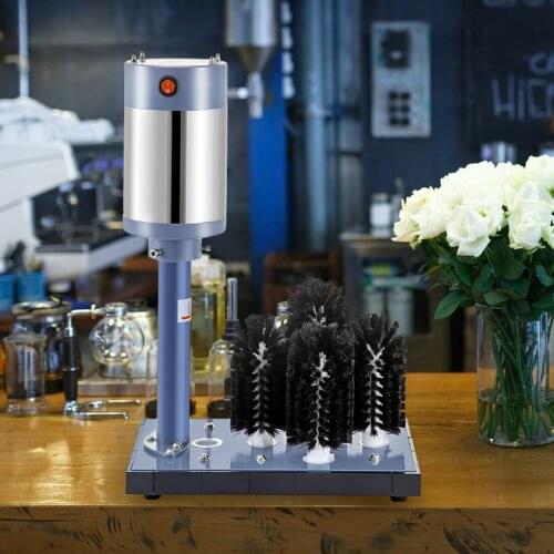 Electric Glass Washer Upright 5-Brush GlassWasher Commercial Kitchen 300W
