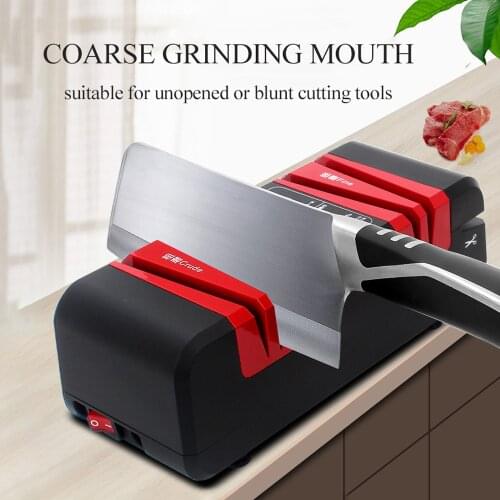 Electric Knife Sharpener Intelligent Quick Cut Sharpener Household Electric Kitchen Cutter Grinder Automatic Cut Sharpeners