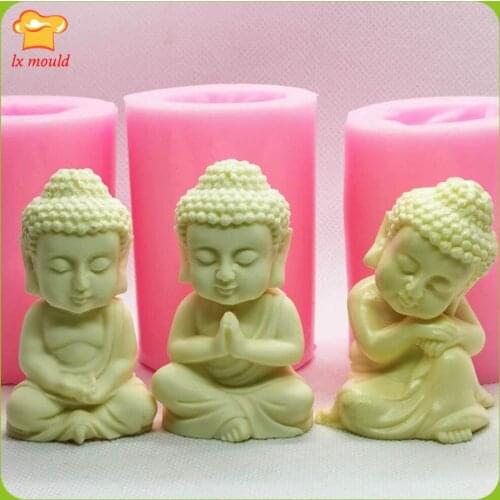 Soap Mold 3D God Buddha Flexible Silicone Mould For Resin Candy Candle Craft