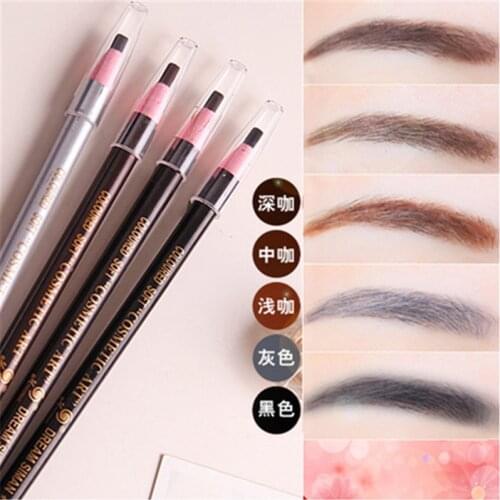 Hot sale 1pcs Waterproof Bracing Wire Pen Roll Paper Soft Bracing Wire Eyebrow Pencil Tear and Pull Eyebrow Pencil Makeup