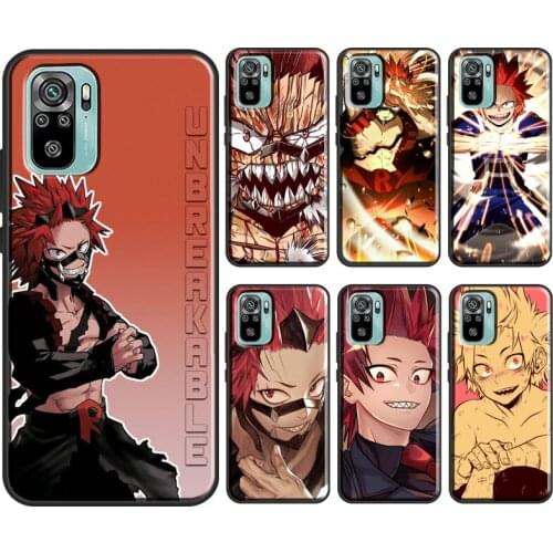 Kirishima Eijiro My Hero Academia For Xiaomi Redmi Note 9S 8T 7 Note 10 8 9 Pro Case For Redmi 9A 9C 8A K40 9T Soft Cover