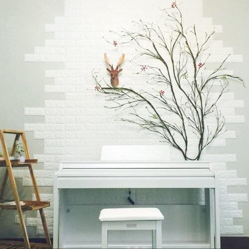 Brick Wallpaper 3D Wall Panels Self-Adhesive Real Brick Effect Wallpapers For Kids Room Bathroom Living Room TV Sofa Background