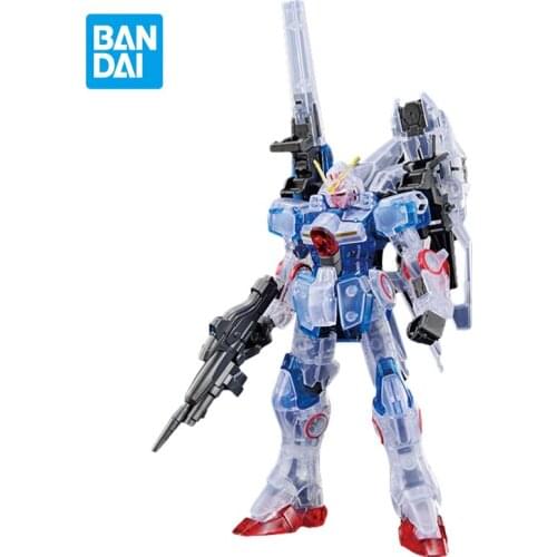 Bandai Gundam Model Kit Assemble Figure HG HGUC 1/144 Gundam V2 Anime Character New Action Dolls Collectibles Childrens Toy