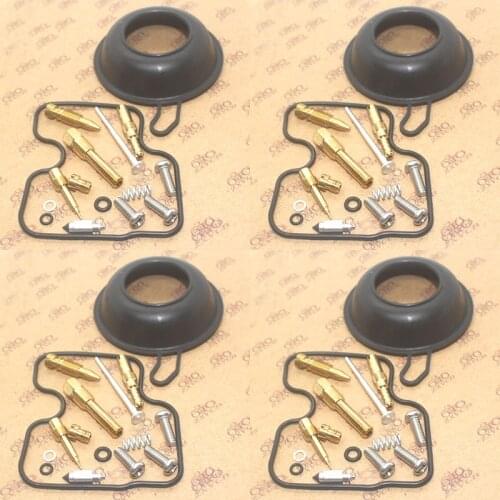 4SET Carburetor repair kit For HONDA CB400SF CB400 NC31 CBR400RR NC29 Plunger vacuum diaphragm Float