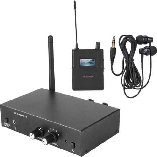 For ANLEON S2 UHF Stereo Wireless Monitor System In-Ear System 670-680MHZ 100-240V EU plug