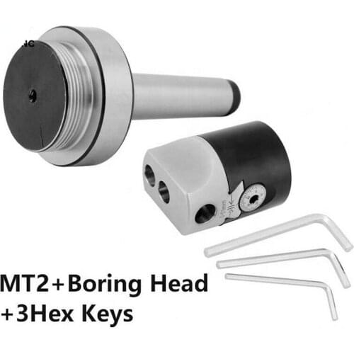1set F1 12 2 Inch 50mm boring head +1pcs draw bar Morse tapper cone MT2 MT3 MT4 C20 C25 NT30 R8 boring tool For CNC machine