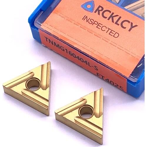 10pcs TNMG160404 L-S Carbide Inserts High Quality Turning Knife Blade TNMG160404 CNC Lathe Metal Plate Cutting Tool for steel