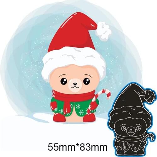 55*83mm CHRISTMAS TOY Metal Cutting Dies and Stamps Stencil for DIY Scrapbooking Photo Album Embossing Paper Card