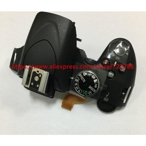 Repair Parts For Nikon D5100 Top Cover Ass'y With Mode Dial Power Switch Shutter Button Flex Cable Flash Unit