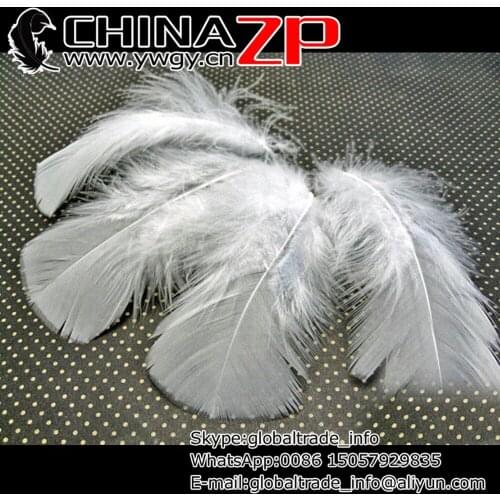 Gold Supplier CHINAZP Factory 1000pcs/lot Hot Sale Bleached White Turkey Fluffy T-Base Plumage Feathers