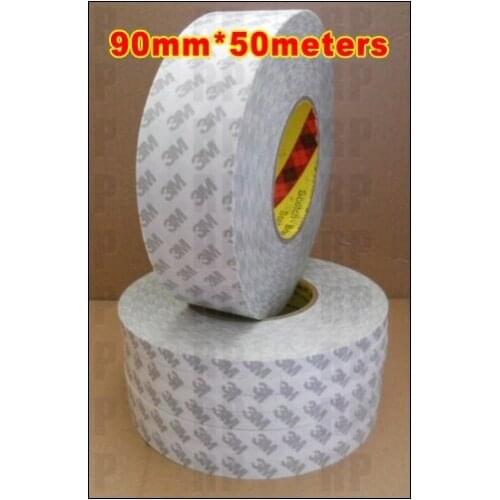 1 Roll 90mm (9cm) width, 50 meters length, Double Sided Coated Sticky, 3M Electronic Solution Tape, Daily Using