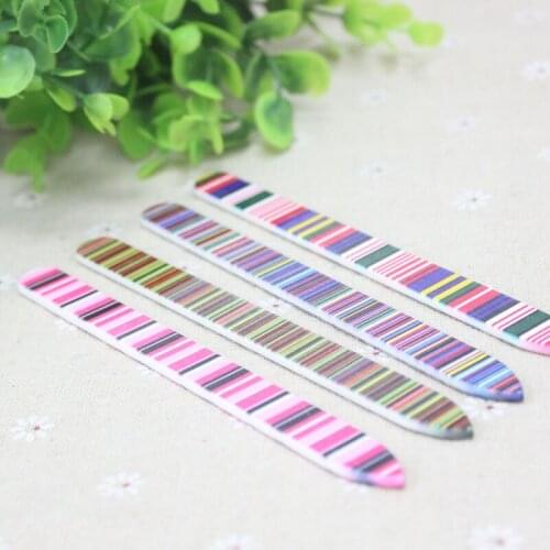 1PC 14cm Long Colorful Durable Crystal Glass Nail Files Fashion Salon Buffer Manicure Beauty Device Art Decorations Tools