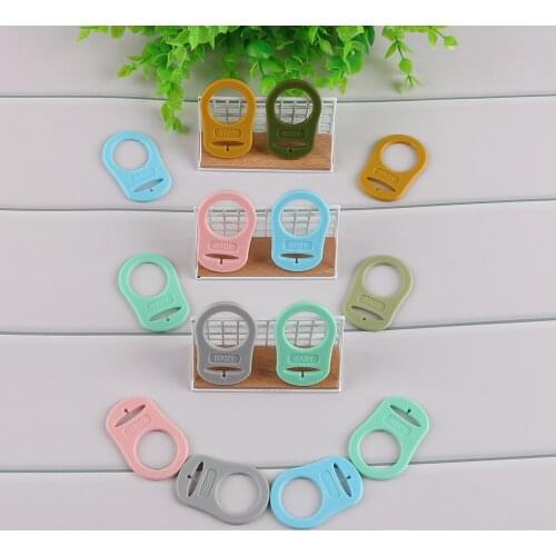 Kovict Baby Pacifier Holder Adapter 10pc Silicone Pacifier Clips Accessories Chupeta Clips Babie Pacifier Attache Sucette