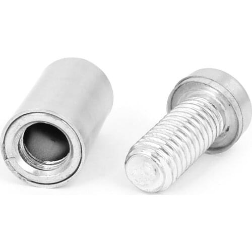 16mm Diameter Stainless Steel Advertising Decorative Screws 20pcs/lot