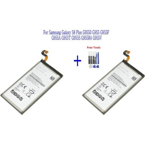 2x 3500mAh EB-BG955ABE Replacement Battery For Samsung Galaxy S8 Plus G9550 G955 G955F G955A G955T G955S G955R4 G955V + Tools
