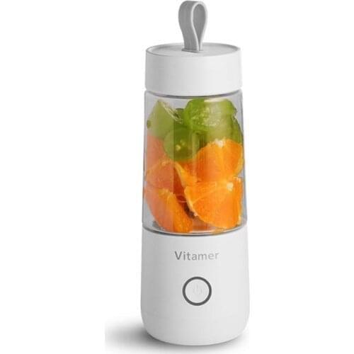 350ml Portable Fruit Blender Mixer USB Rechargeable Single Auger Juicer Machine Vitamer Mini Fruit Mixer Cup Juicing Cup