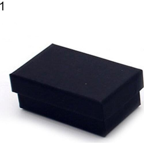 40%HOT Necklace Bracelet Bangle Earrings Storage Case Kraft Paper Gift Jewelry Box