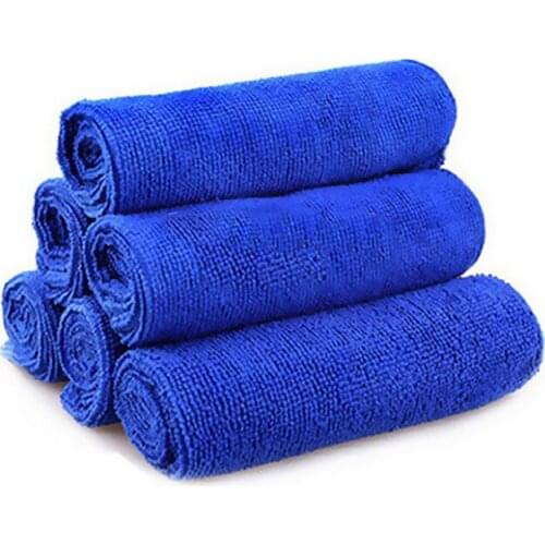 50Pcs Blue Anti-Scratch Car Washing Towel Quick-Drying Multi-Functional Skin-Friendly Car Accessories