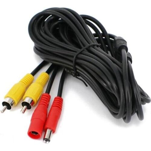 Security CCTV Camera Cables 5M/10M/20M/ RCA Audio Cable DC Power Cable for Analog AHD Surveillance CCTV DVR System Accessories